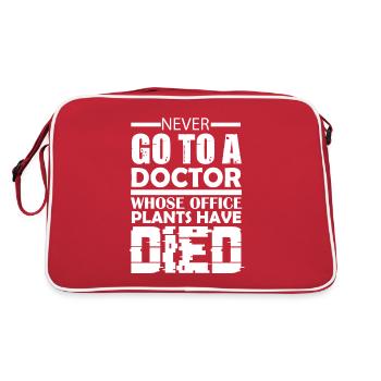 Interniste médical Médecine Docteur Cadeau - Sac Retro - rouge/blanc - Dos