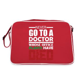 Interniste médical Médecine Docteur Cadeau - Sac Retro - rouge/blanc - Dos