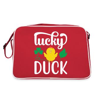 Famille des canards Canards en caoutchouc Canard de baignade Canard - Sac Retro - rouge/blanc - Dos