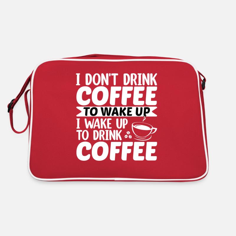 Café Sarcasme Amis Bonheur Joie Cappuccino Sac Retro