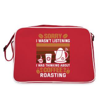 Proud Barista Profession Coffee Catering Espresso - Retro Bag - red/white - Back