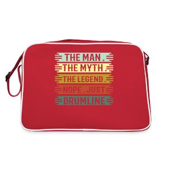 Drumline - Batteur - Tambour - Batteur - Drôle - Sac Retro - rouge/blanc - Dos