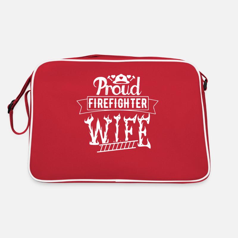 Fière femme de pompier Sac Retro