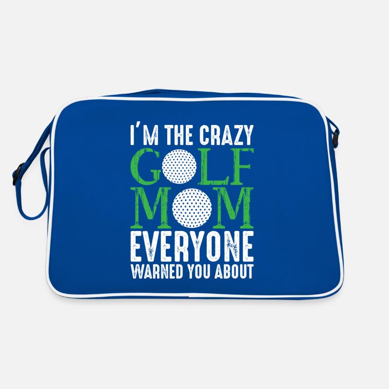 Golfspieler Golfer Golfschläger Golfen Golf Mutter Retro Tasche