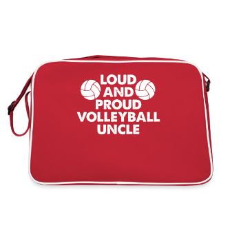 Proud Volleyball Uncle Volleyball Uncle - Retro Bag - red/white - Back