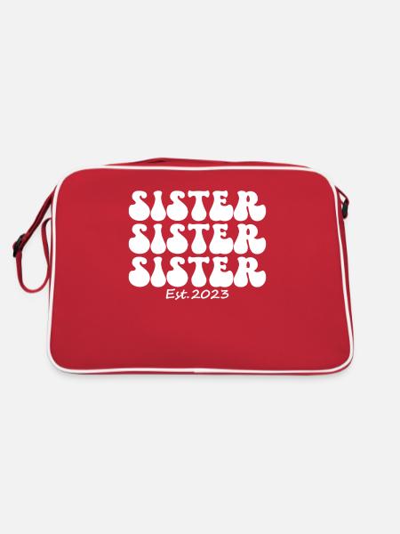 Sister 2023 - Retro Bag - red/white - Back