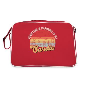 Agriculteur Jardinier Maraîcher Horticulture Légumes - Sac Retro - rouge/blanc - Dos