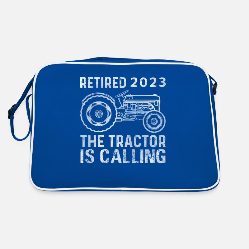 Bauer Traktor Landwirtschaft Rentner 2023 Retro Tasche