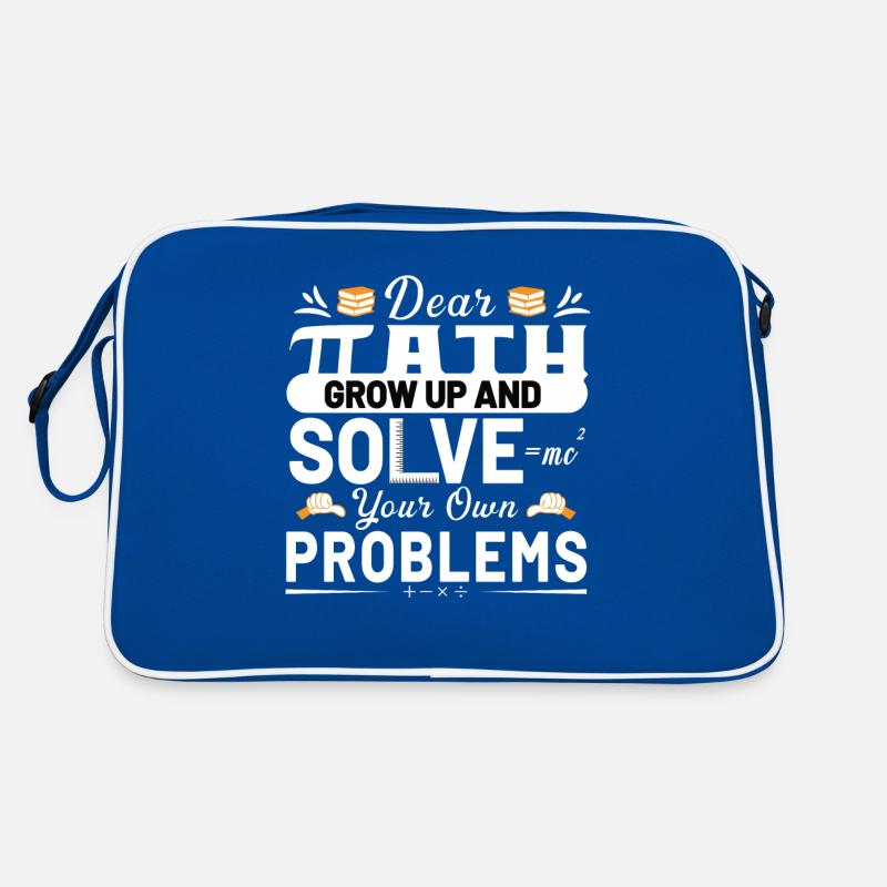 Math teacher Mathematical formula Geometry teacher Retro Bag