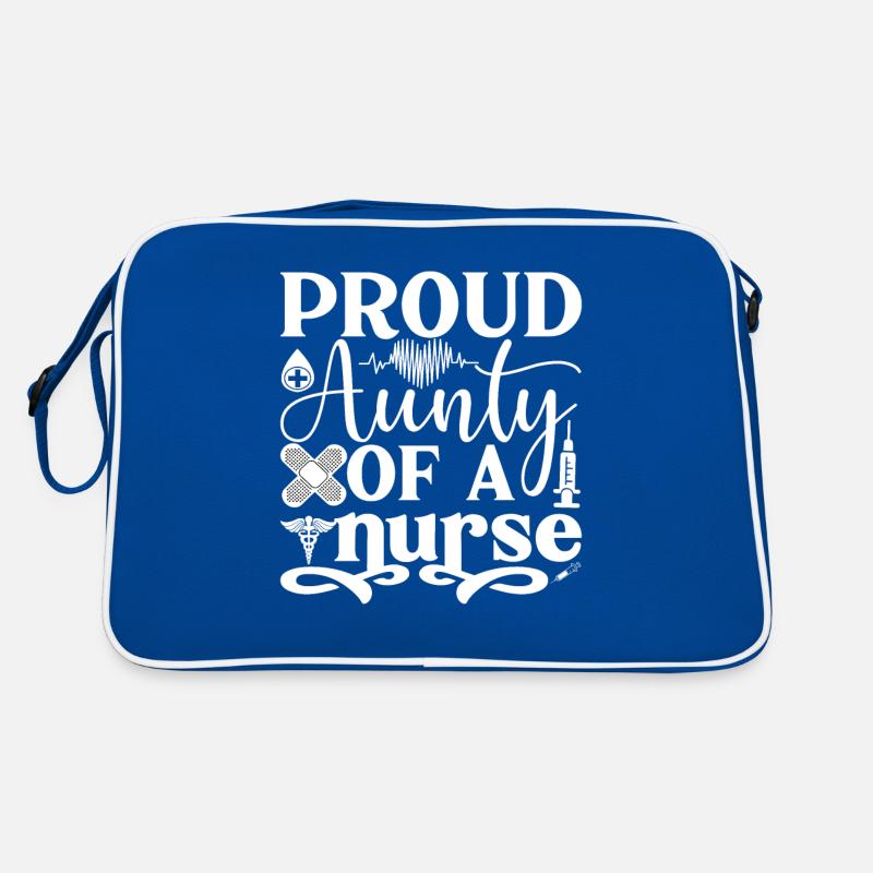 Stolze Tante einer Krankenschwester Retro Tasche
