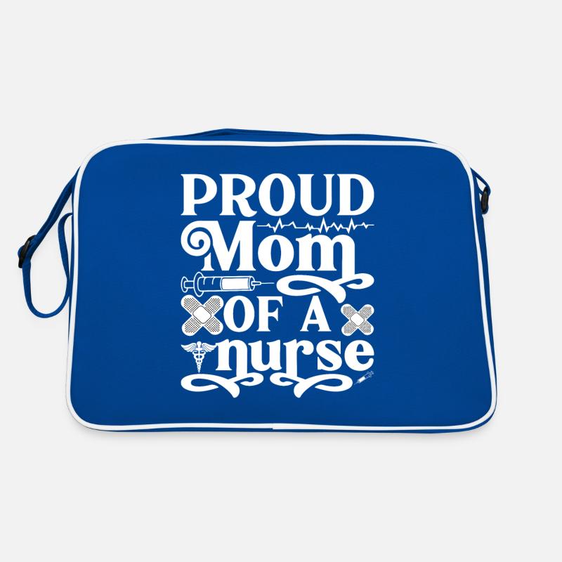 Stolze Mutter einer Krankenschwester Retro Tasche