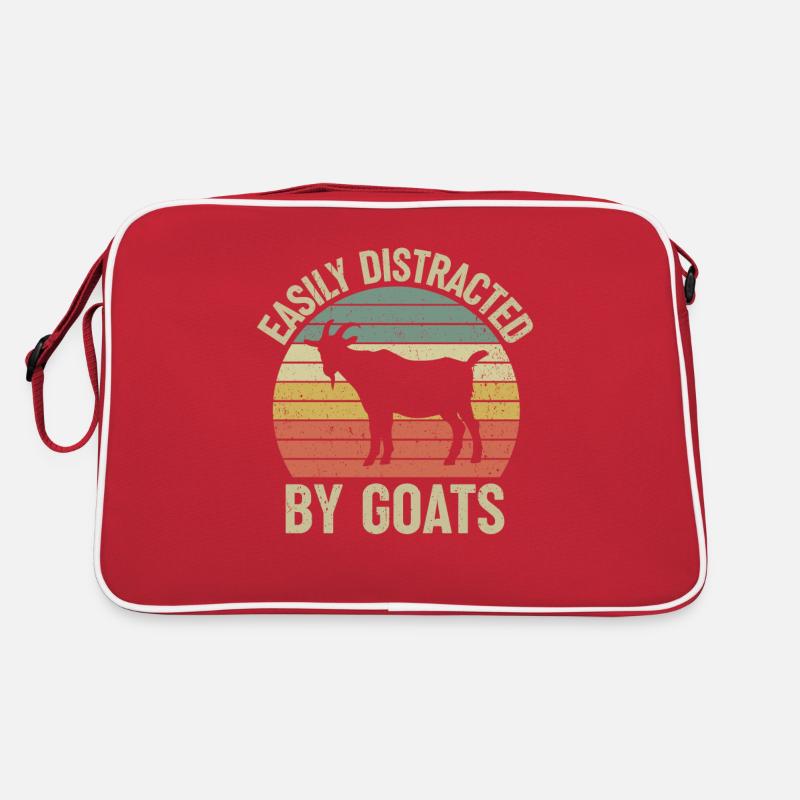 Drôle de gardien de chèvre Cadeau de propriétaire de chèvre Sac Retro