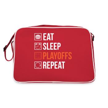 Ice hockey players Playoffs - Retro Bag - red/white - Back