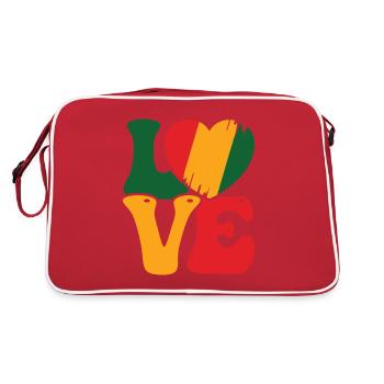 Je suis noir Histoire Noir - Sac Retro - rouge/blanc - Dos