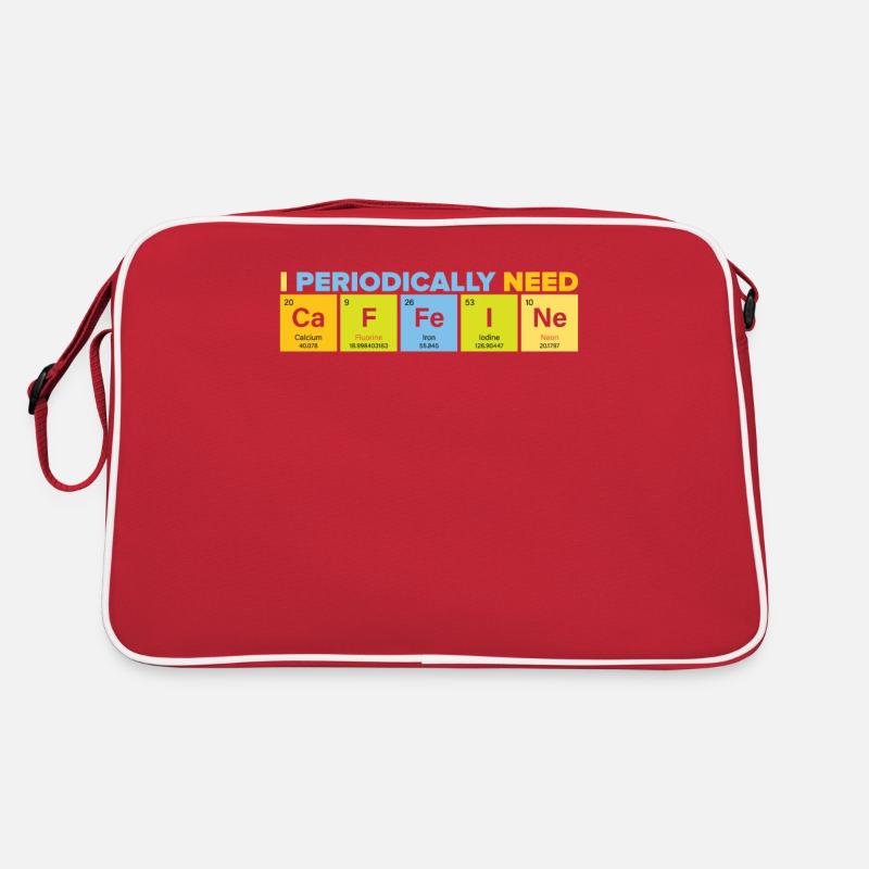 Chimiste Chimiste Étude Chimie Professeur Café Sac Retro