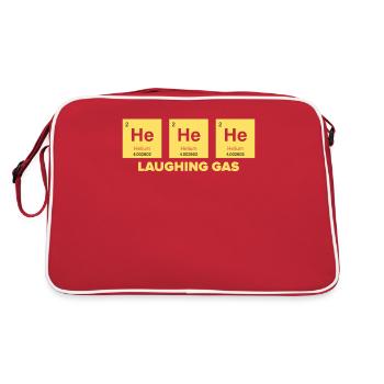 Chemist Chemist Chemistry Studies Professor React - Retro Bag - red/white - Back