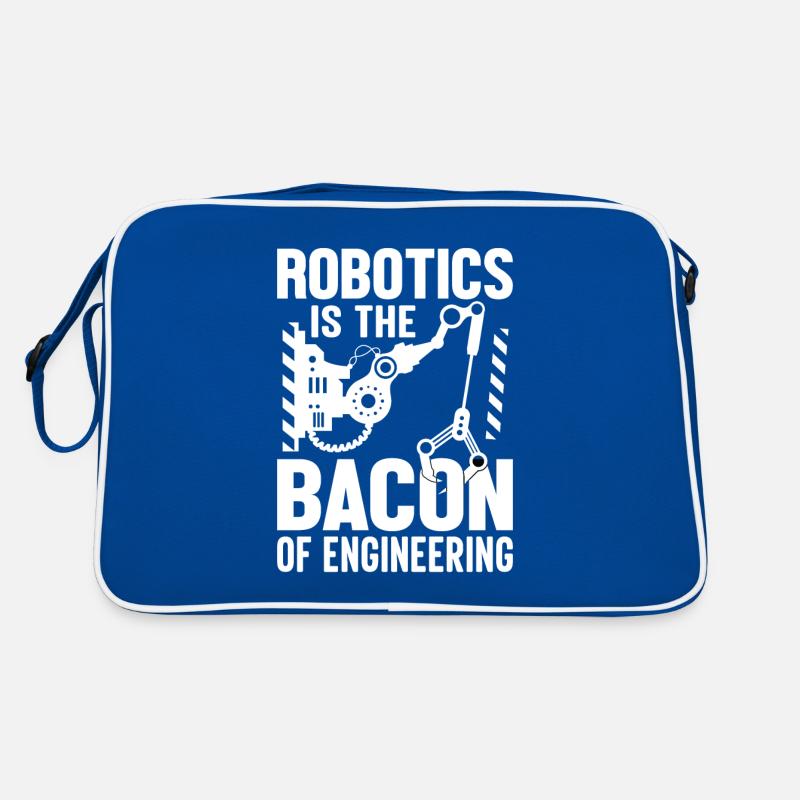 Robot Programmer Automation Technician Retro Bag
