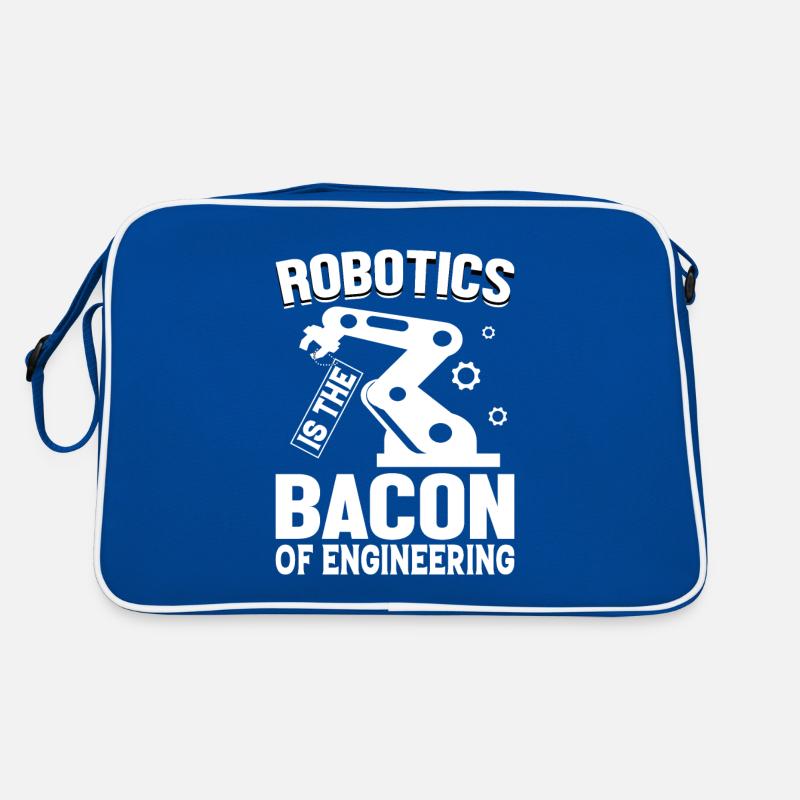 Robot Programmer Automation Technician Retro Bag