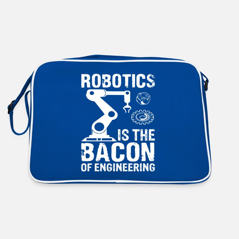 Robot Programmer Automation Technician Retro Bag