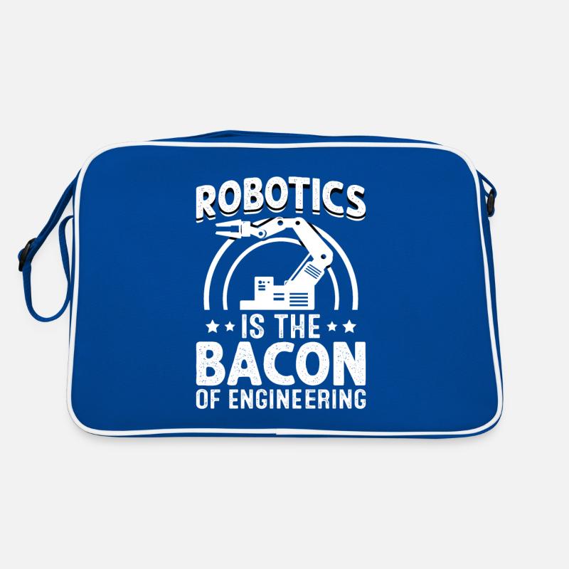 Robot Programmer Automation Technician Retro Bag