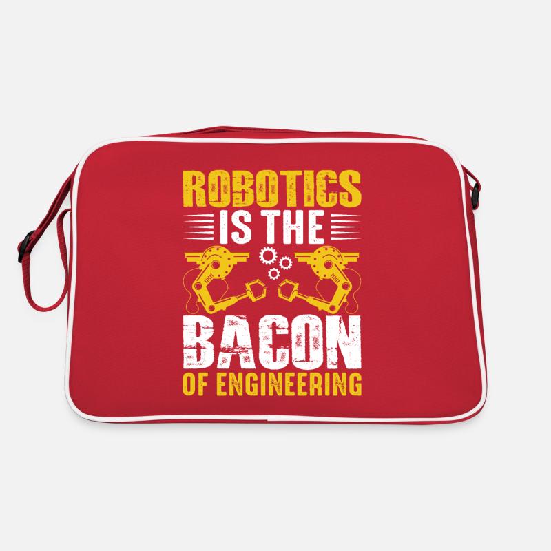 Robot Programmer Automation Technician Retro Bag