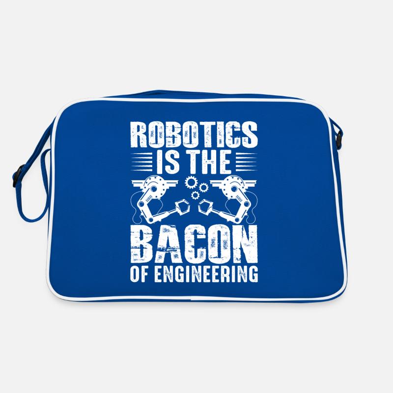 Robot Programmer Automation Technician Retro Bag