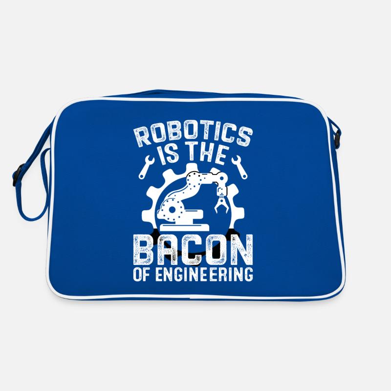 Robot Programmer Automation Technician Retro Bag
