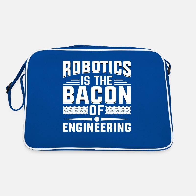 Robot Programmer Automation Technician Retro Bag