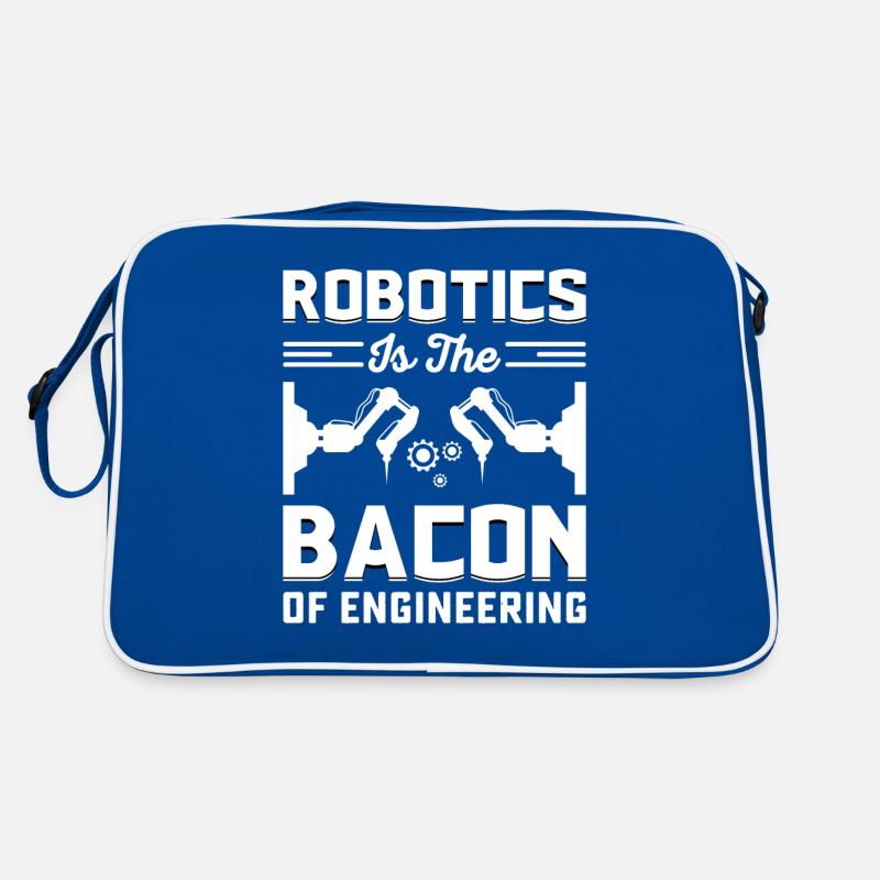 Robot Programmer Automation Technician Retro Bag