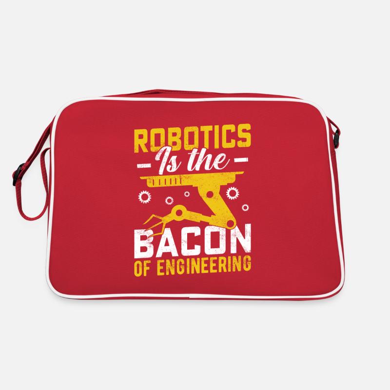 Robot Programmer Automation Technician Retro Bag