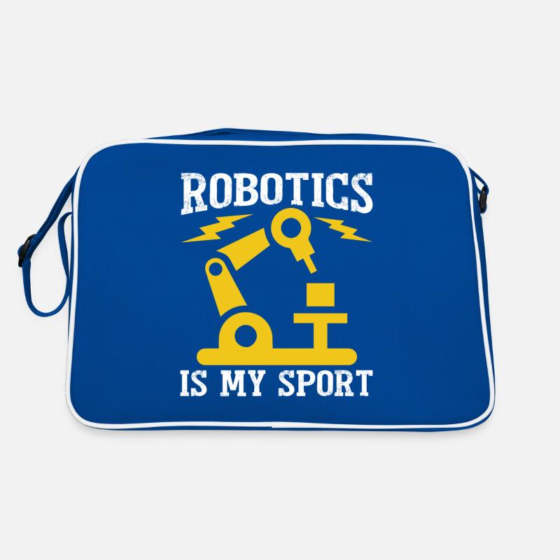 Robot Programmer Automation Technician Retro Bag
