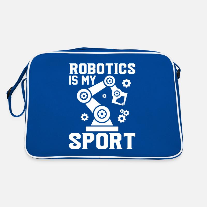 Robot Programmer Automation Technician Retro Bag