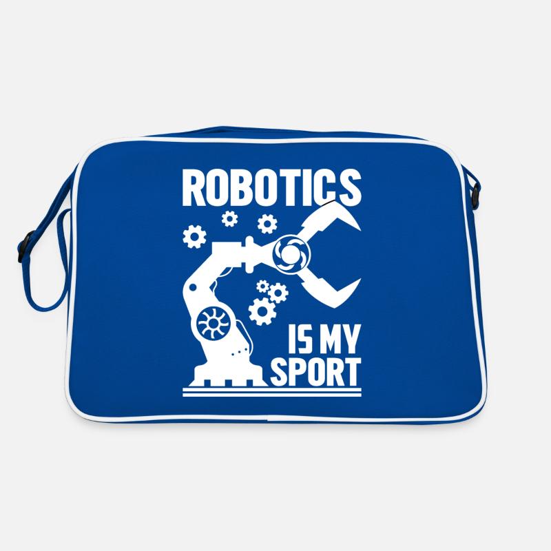Robot Programmer Automation Technician Retro Bag