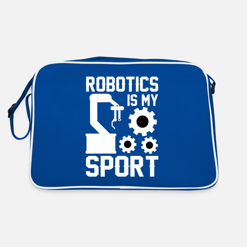 Robot Programmer Automation Technician Retro Bag