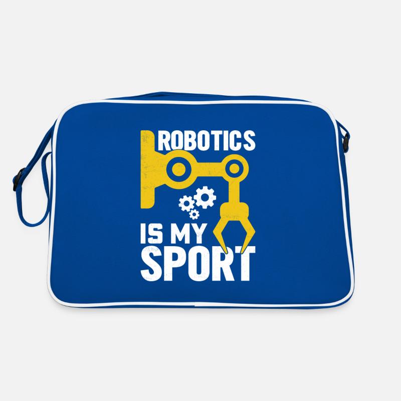 Robot Programmer Automation Technician Retro Bag