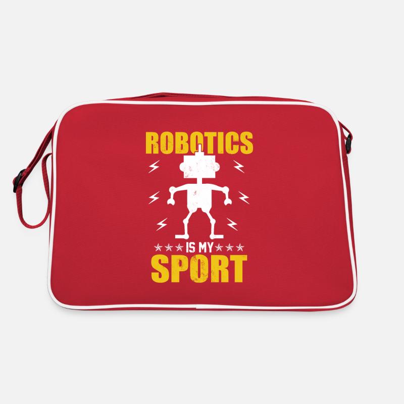 Robot Programmer Automation Technician Retro Bag