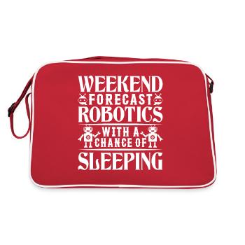 Robot Programmer Automation Technician - Retro Bag - red/white - Back