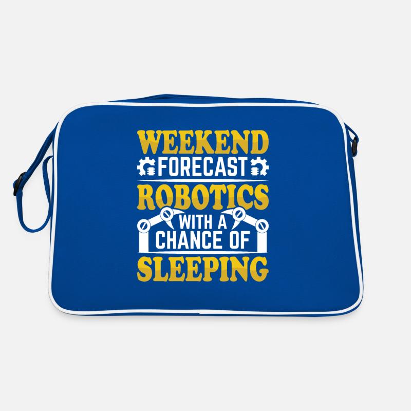 Robot Programmer Automation Technician Retro Bag