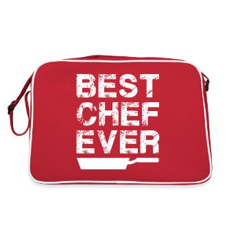 Chef Beanie Chef Kitchen Five Stars Gold 5 - Retro Bag - red/white - Back