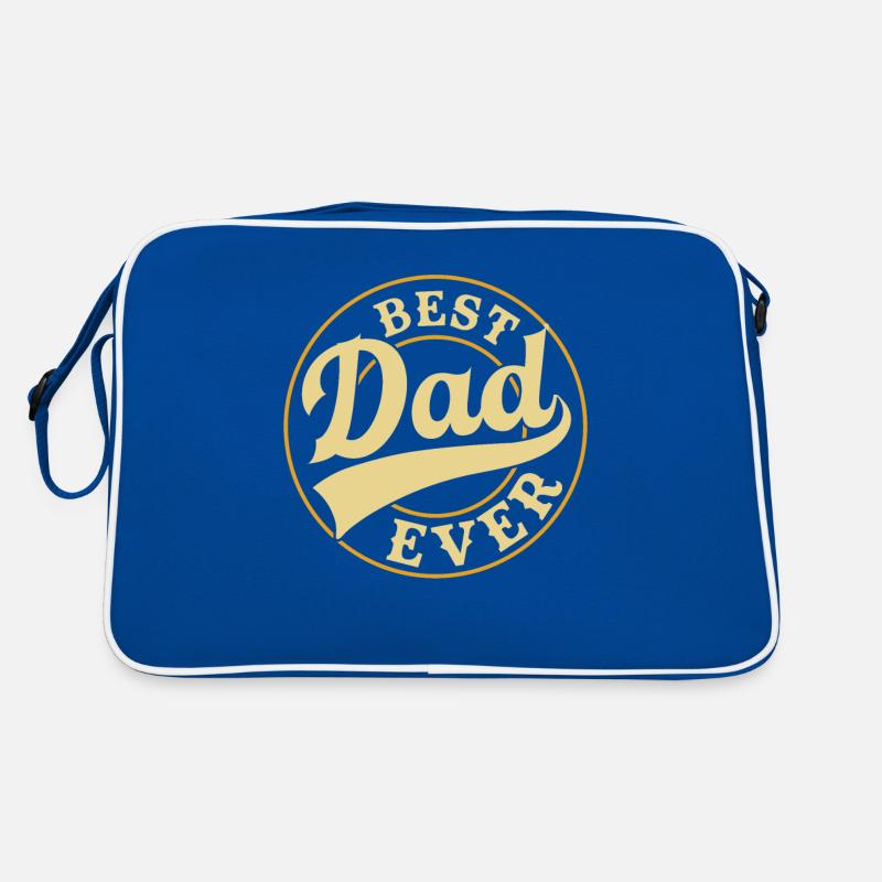 Welt bester Papa Vater Paare Paar Eltern Dad daddy Retro Tasche