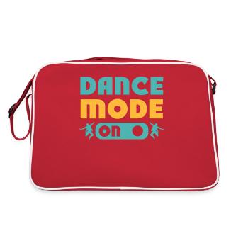 Dance Mode To Dancer Dancer Party Music Sport - Retro Bag - red/white - Back