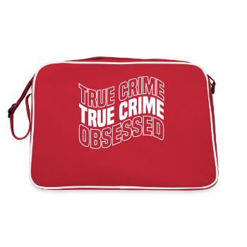 True Crime Crime Series Crime Detective - Sac Retro - rouge/blanc - Dos