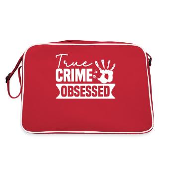 True Crime Crime Series Crime Detective - Sac Retro - rouge/blanc - Dos