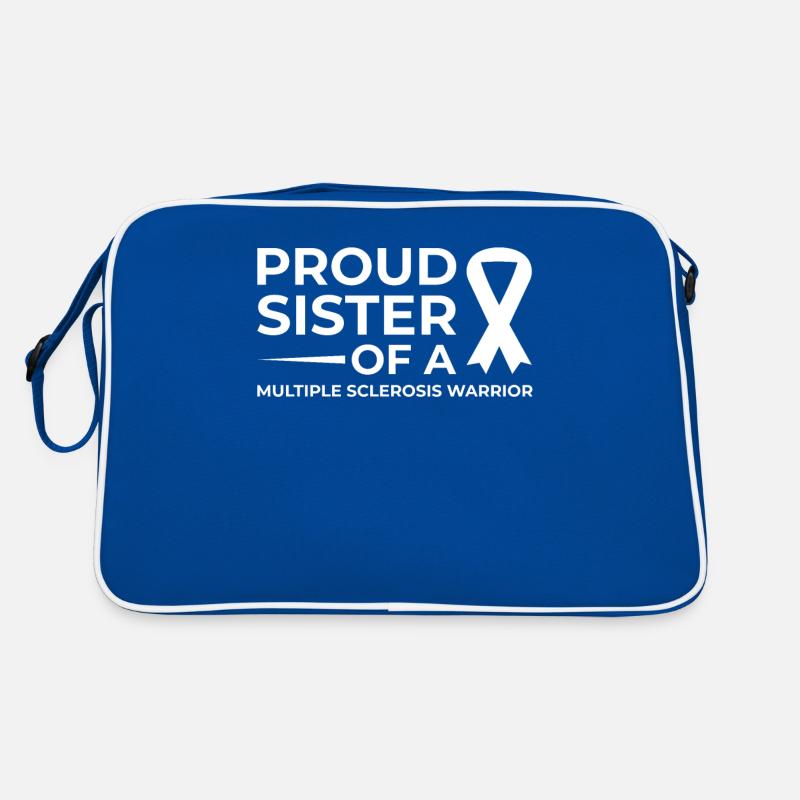 Multiple Sclerosis Awareness Sister Siblings Retro Bag