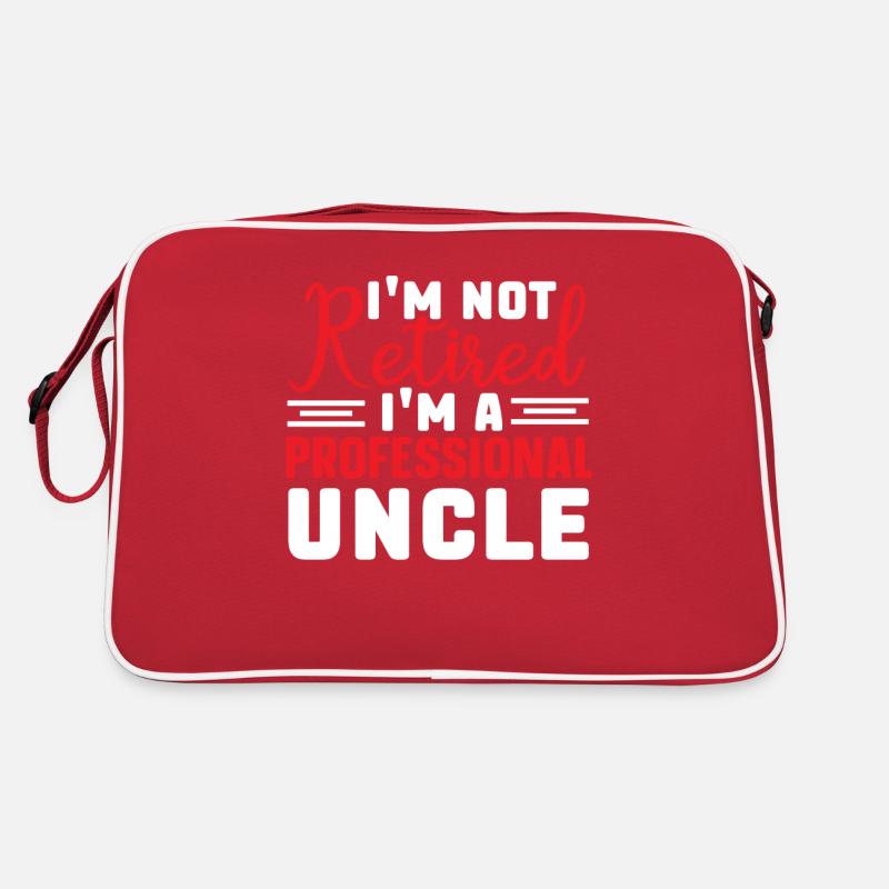 Bester Onkel Schlechter Einfluss Familie Geschenk Retro Tasche