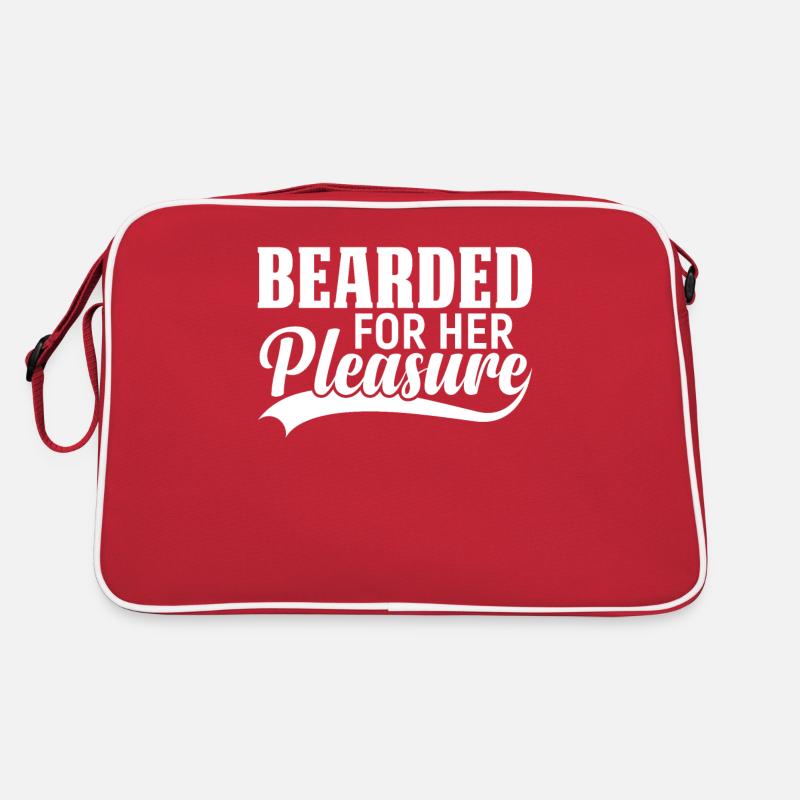 Full beard and beard bearer Beard hair Moustache Retro Bag