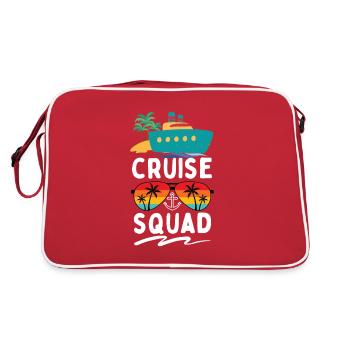 Cruise Ship Family Cruise 2023 Cruise - Retro Bag - red/white - Back