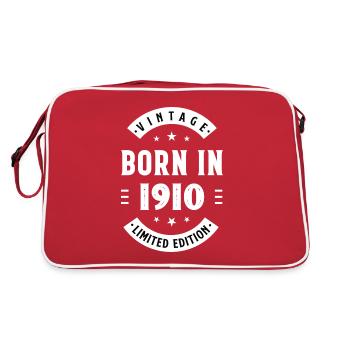 The legend of 1910 birthday - Retro Bag - red/white - Back