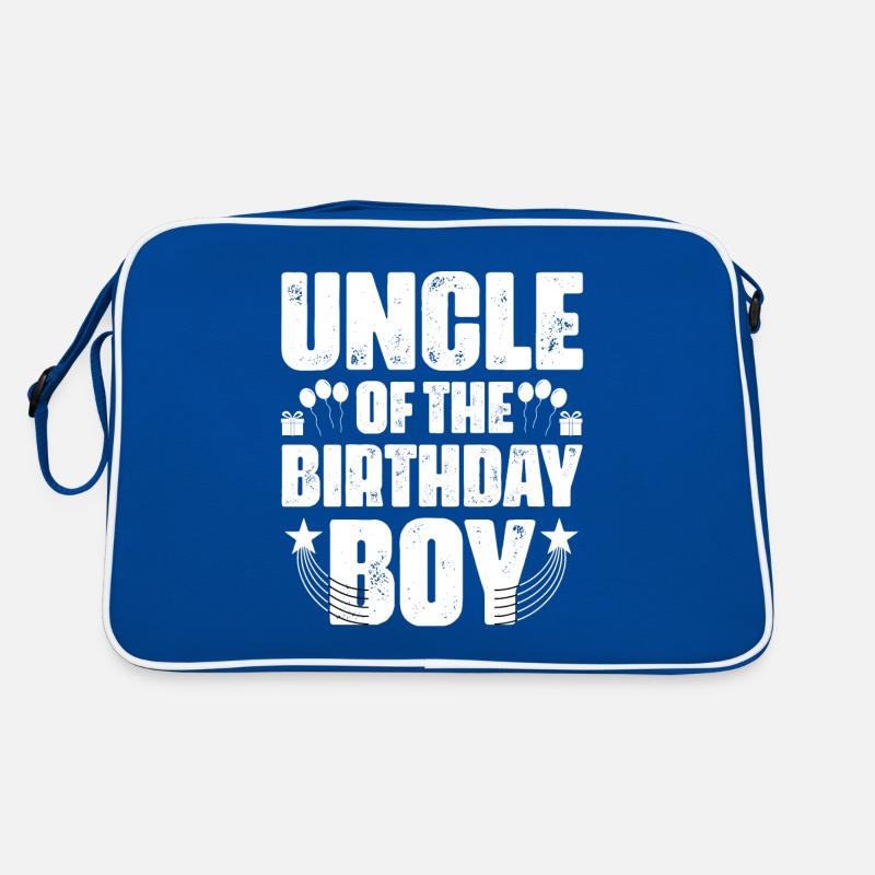 Onkel des Geburtstagskindes Junge Retro Tasche