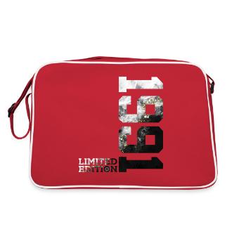 35E ANNIVERSAIRE 35 ANS ÉDITION LIMITÉE 1991 - Sac Retro - rouge/blanc - Dos